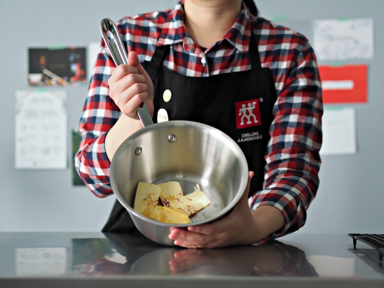 Saffron Orange Honey Madeleines