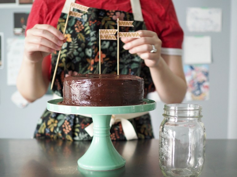 Chocolate Mille Crêpe Cake